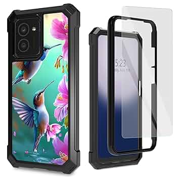 SichKards for Hmd Vibe Case with Tempered Glass Screen